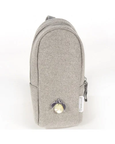 Porte-biberon Sweet Tweed gris Pasito a Pasito