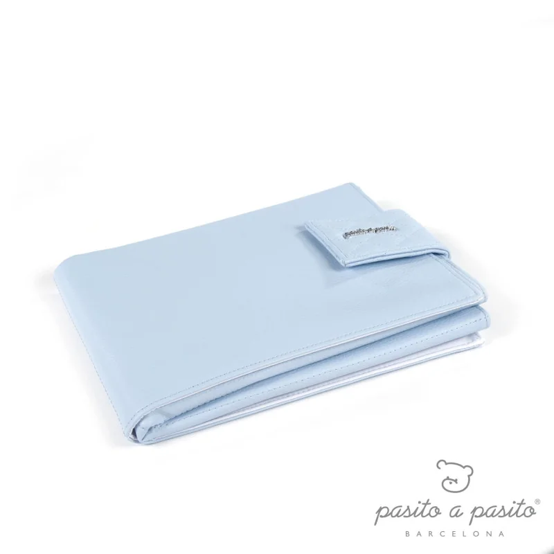 Inès quilted changing mat blue Pasito a Pasito