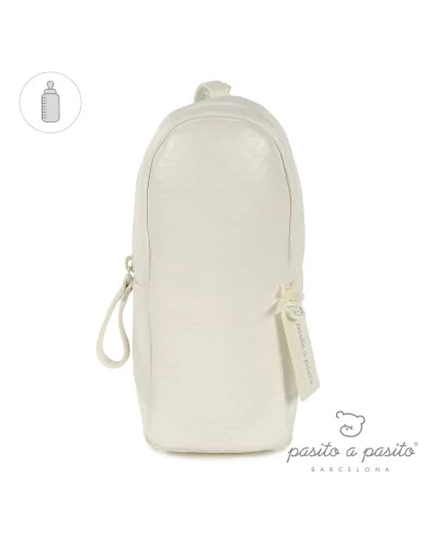 Cotton bottle holder white Pasito a Pasito