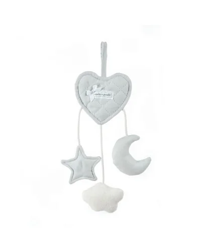 Oxford heart rattle grey Pasito a Pasito