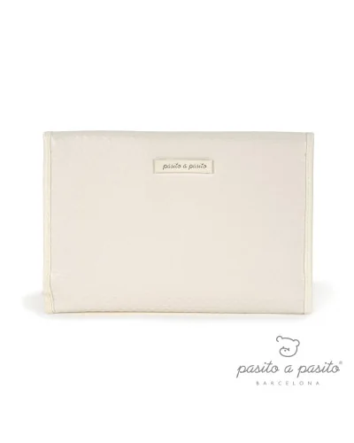 Cotton health record book cover white Pasito a Pasito