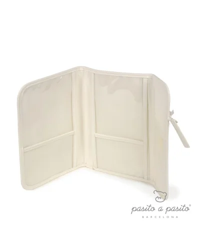 Cotton health record book cover white Pasito a Pasito