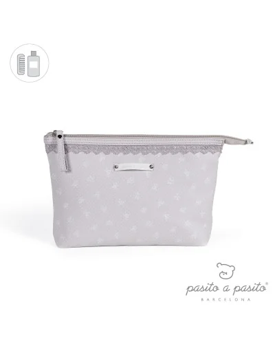 Verona toiletry bag grey lace Pasito a Pasito
