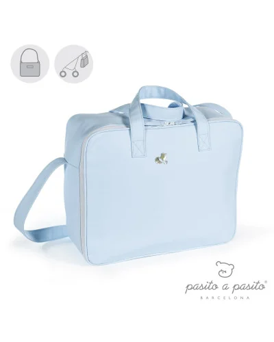 Maleta de maternidad Élodie azul Pasito a Pasito
