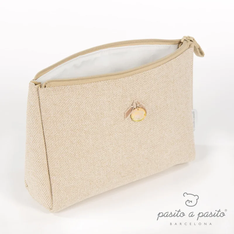 TROUSSE DE TOILETTE SWEET TWEED BEIGE Pasito a Pasito