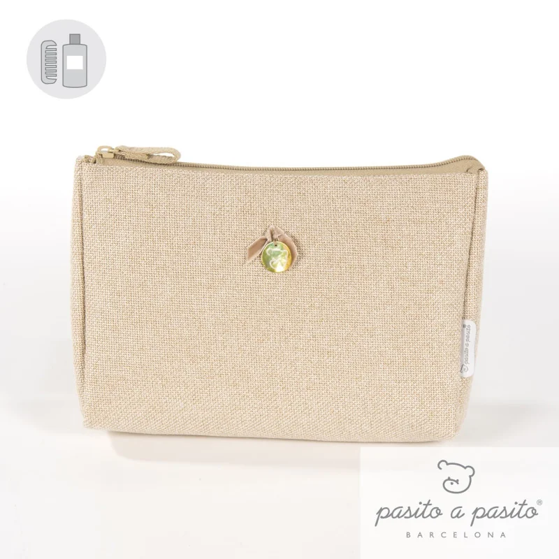 TROUSSE DE TOILETTE SWEET TWEED BEIGE Pasito a Pasito