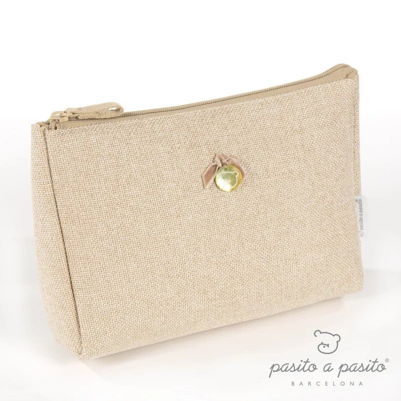 TROUSSE DE TOILETTE SWEET TWEED BEIGE Pasito a Pasito