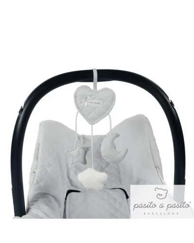HOCHET COEUR OXFORD BEIGE Pasito a Pasito
