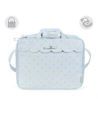 Valise de maternité Chelsea bleu Pasito a Pasito