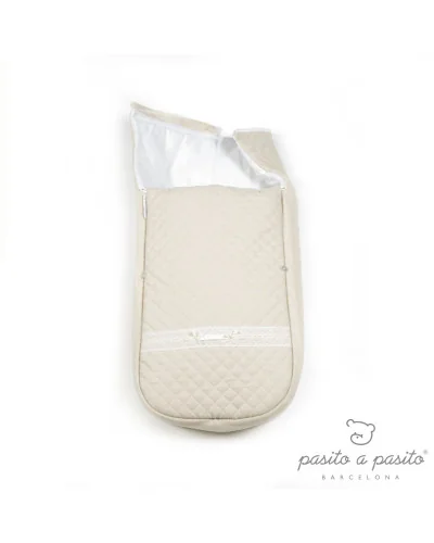 Oxford harness-compatible bunting bag Beige Pasito a Pasito