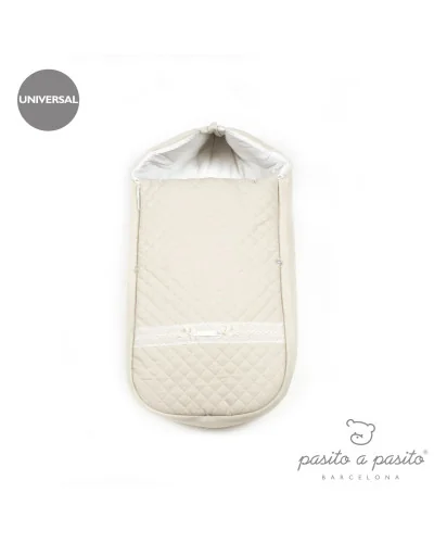 Oxford harness-compatible bunting bag Beige Pasito a Pasito