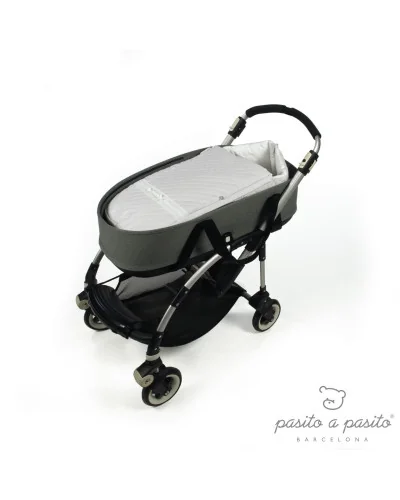 Oxford harness-compatible bunting bag Grey Pasito a Pasito