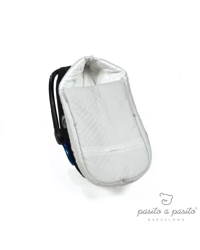 Oxford harness-compatible bunting bag Grey Pasito a Pasito