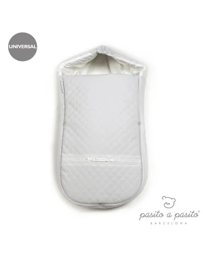 Oxford harness-compatible bunting bag Grey Pasito a Pasito