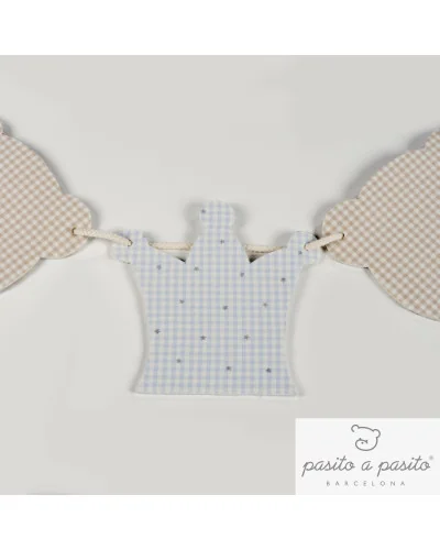 Guirlande décorative Petite Étoile bleu Pasito a Pasito