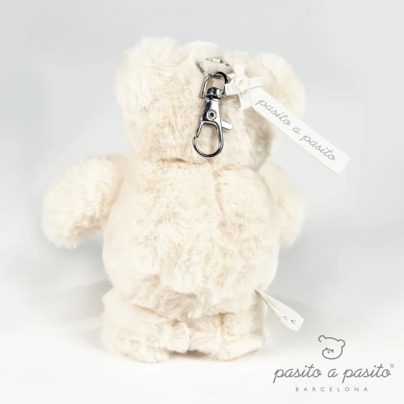 Ours Peluche Porte cles Ines Beige 
