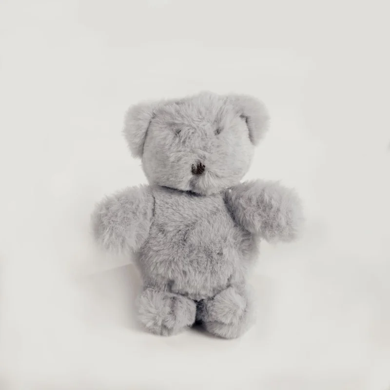 Ines teddy bear plush keyring grey Pasito a Pasito