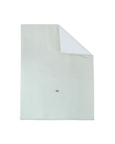 Housse de couette Artic Dream vert d’eau 100 x 135 cm BonjourBébé Premium