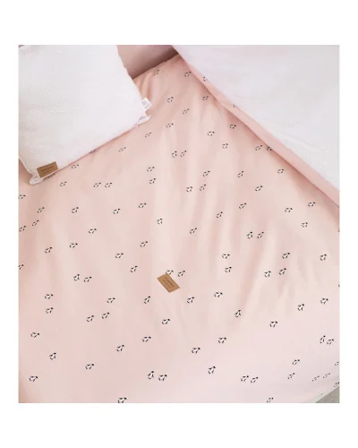 Funda nórdica My Planet rosa 100 x 135 cm BonjourBébé Premium