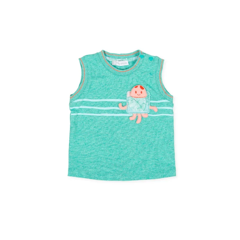 T-shirt vert sans manches 9Mois T-shirt vert sans manches 9Mois S20