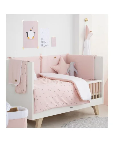 My Planet duvet cover Pink 100 x 135 cm BonjourBébé Premium