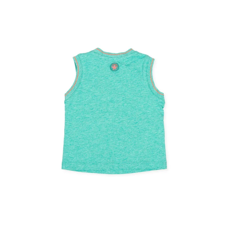 T-shirt vert sans manches 9Mois T-shirt vert sans manches 9Mois S20