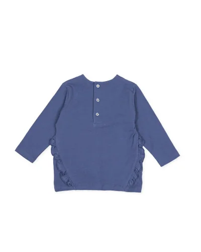 Girls' T-shirt Vela indigo Tutto Piccolo