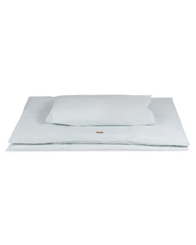 Deer 2-piece bedding set Aqua Green 100x135 cotton BonjourBébé Premium