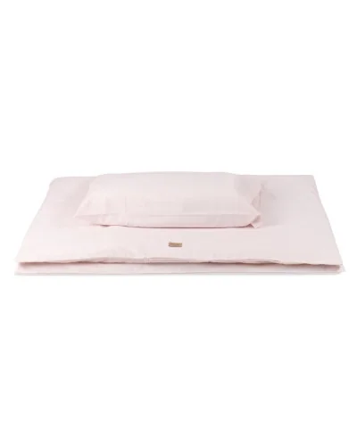 Deer 2-piece bedding set Pink square 100x135 cotton BonjourBébé Premium