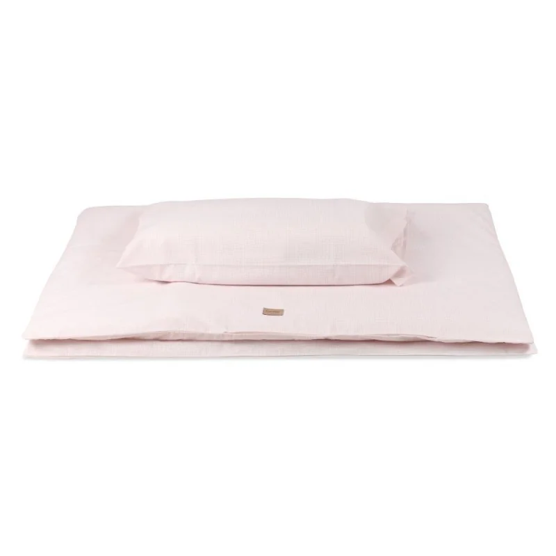 Deer 2-piece bedding set Pink square 100x135 cotton BonjourBébé Premium Deer 2-piece bedding set Pink square 100x135 cotton BonjourBébé Premium