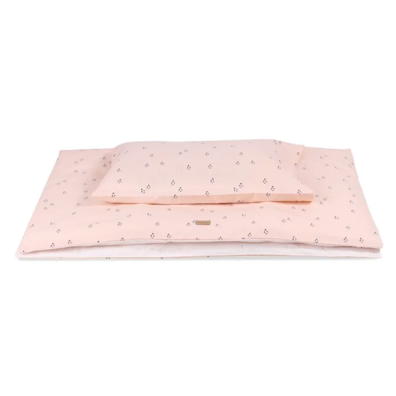 My Planet 2-piece bedding set Pink 100x135 cotton BonjourBébé Premium