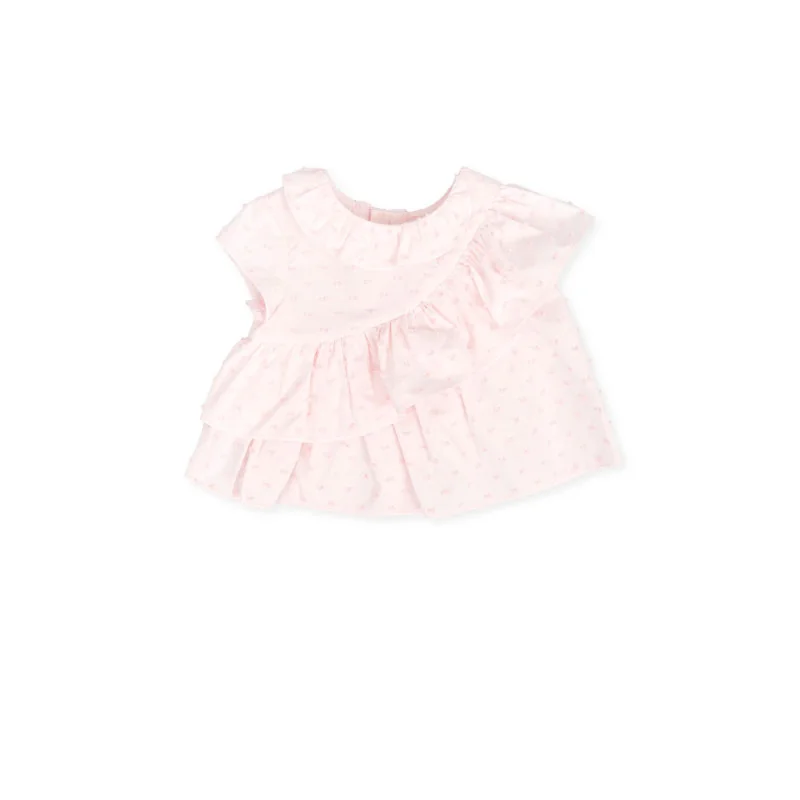 Chemisier en tissu fille Tutto Piccolo