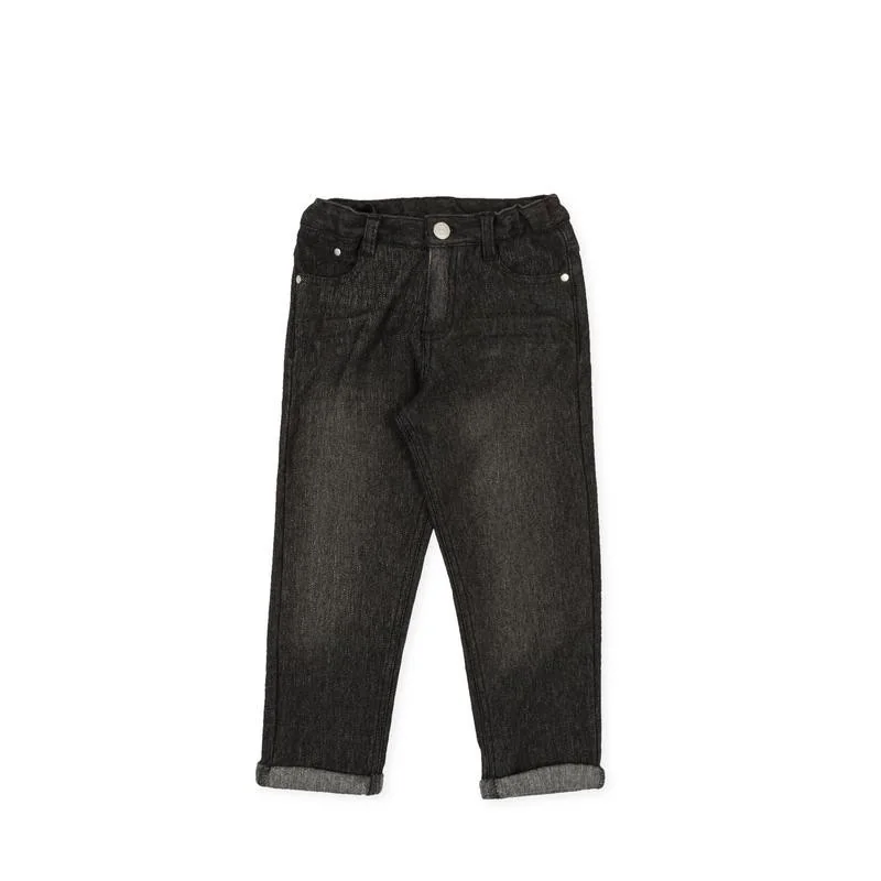 Pantalón niño Virgo antracita Tutto Piccolo