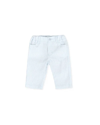 Pantalón de rayas azules y blancas de niño Tutto Piccolo